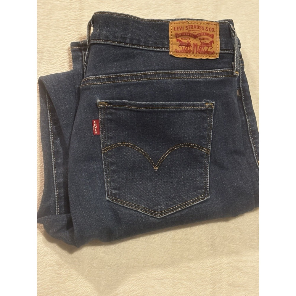 Levi's 311 Shaping‎ Skinny Jeans Women's 30x29 Distressed Stretch Dark Wash